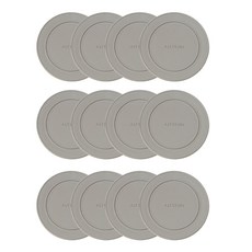 ALTTEURI Honey Eco 圓形地墊防壓痕保護墊, 灰色, 1套