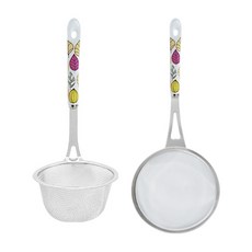 GENIAL I款煮麵網+過濾網 L號, 混色, 1套