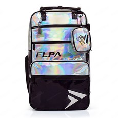 플파 SHARK LASER 배드민턴 백팩, 실버, 1개