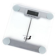 모닝업 투명 디지털 체중계, DY-926S, 그레이, 1개