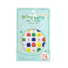 bong bong friends 孩童美甲貼紙, Glitter Circus, 1入
