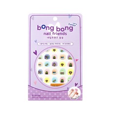 Bonbon Friends 美甲 Friends Bonbon 8 歲以上初中美甲, Cartoon World, 1入