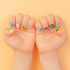 bong bong friends 印花孩童美甲貼, Dinosaurs, 1入