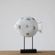 JHCompany 白色現代居家魚形裝飾品, 混合色