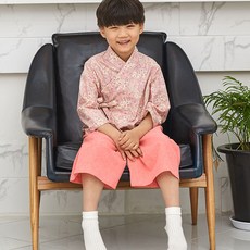 Picano男童款7分宇宙生活韓服+迷你化妝包