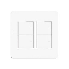 LIVING DUO 寬版中4開關, 1個