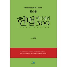 로스쿨 헌법 핵심정리 300(2020), 윌비스