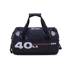 윰스 오토바이 앤 사이클 방수 테일 더블백 40L, 블랙, 1개