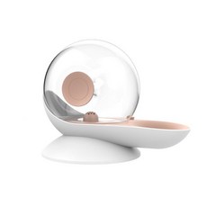 LIVING DUO 寵物蝸牛水碗, 粉色的, 1個
