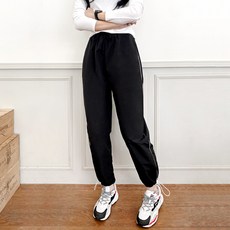 JAL BBA JEAN 女款寬鬆單線慢跑褲