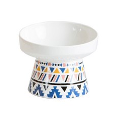 印地安寵物陶瓷餐具, 海軍藍, 1個