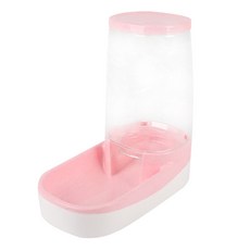 大容量大理石圖案寵物貓智能餵食碗 3.8L, 1個, 粉色的