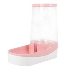 大容量大理石紋智能Dangnyang餵食器 3.8L, 1個, 粉色的