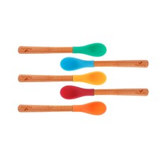 아반치 남아용 이유식 롱스푼 5종 세트 595043, 그린, 블루, 오렌지, 옐로우, 마젠타, 1세트