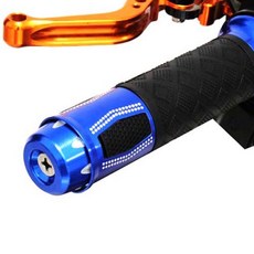 WOORIPAPA 2段可調式摩托車手把加熱握把, 藍色, 1個