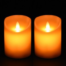 派對派對 LED 蠟燭電池類型小, 單色, 2個