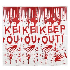 PARTYHAE 萬聖節氣氛掛布 3入, 血液保持