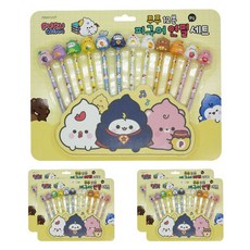 Pinkfoot Pupu Cream卡通公仔B鉛筆 12款組, 混色, 5組