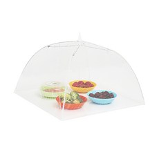 I Love Home印刷折疊式食物罩 透明方形 小型, 1個