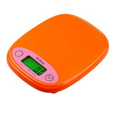 제이앤케이 디지털 주방저울, 1kg, 오렌지, WH-B12