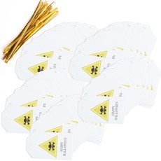 할로윈 메시지 태그 20p세트, 해골, 5세트