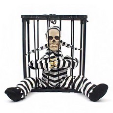 話多的監獄囚犯道具, 黑色 + 白色, 1個