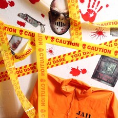 PARTYHAE 萬聖節派對牆壁裝飾組, 紅色的, 1套