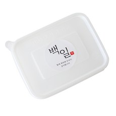 迷你PP耐熱飯盒 100入+百日貼紙 100入, 1組