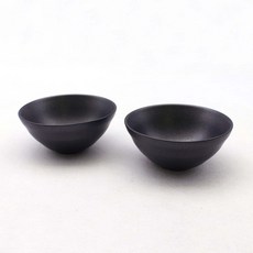 Dalsogeum 韓國製 Daily Moa 陶瓷飯碗, 黑色(霧面), 2個