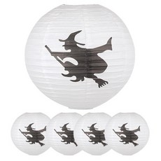 파티해 할로윈 종이등 5p, 마녀화이트