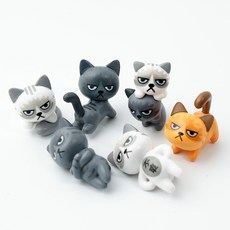 FORES 不爽貓玻璃盆栽模型組, 混合色