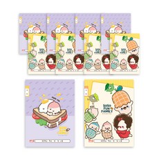 ARTMORE 小學 10 篇韓文筆記本 2 種 x 5p 套組, 混色, 1套