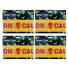 警告膠帶裝飾 6m 隨機出貨, 紅色, 4個