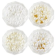 MEIBROWN 珍珠造型美甲裝飾 M02246, 混色, 1套