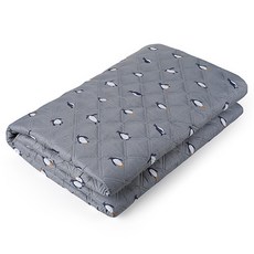 inoq EMF電尿羊毛GP-202C, 大號（135 x 180 厘米）, 企鵝灰