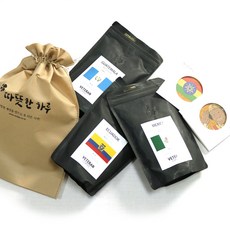 KAGNEW 咖啡豆組 E款 240g+圖案杯墊組, 霍爾賓