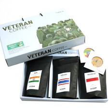 KAGNEW 咖啡豆禮盒 F款 240g+圖案杯墊組, 1組, 馬拉巴爾咖啡+泰國咖啡+印度尼西亞咖啡+杯墊