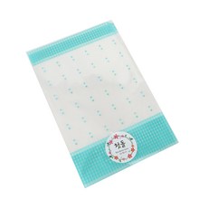 格紋包裝袋 + 週歲貼紙花環組, 薄荷綠, 300套