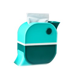 小鳥面紙盒, 藍色, 1個