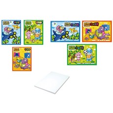 可愛的恐龍綜合本 隨機出貨 3個+素描本 隨機出貨 3個+圖畫紙 130g, A4, 125張