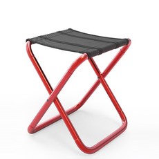 가팡 휴대용 접이식 의자 + 수납 파우치 세트 CCF001, H 레드, 1개