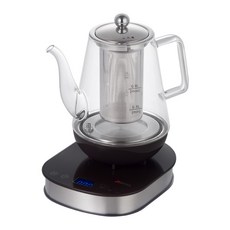 Shinil 信一 玻璃茶壺電壺黑色, SEP-CB850