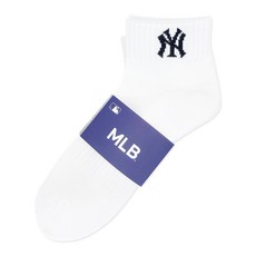 MLB 男士基本款雙層緩衝短筒襪 5雙入 MLB3401WH