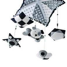 NANDDONG DIY床邊安撫玩具 小狗 黑白