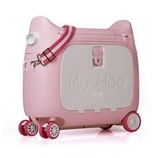 BeneBene Benebene幼兒行李箱旅行箱, 粉色+白色