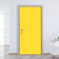 새암산업 현관문 시트지, 샌드옐로우SG-706H, 폭 100cm x 길이 210cm