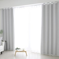 POGnAn 遮光窗簾, 白色