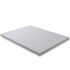 아지오텍스 서포트슬립 메모리폼 토퍼 매트리스, 라이트그레이, 7.5cm