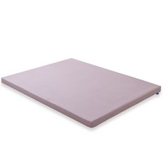 아지오텍스 서포트슬립 메모리폼 토퍼 매트리스, 스퀘어바이올렛, 7.5cm
