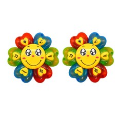 BlueMato LED花造型旋律玩具 2入, 混色
